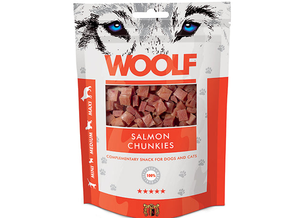 Woolf Salmon Chunkies 100g