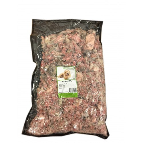 Naturfoder Hjortekød 2000 gr. - Hundens Valg