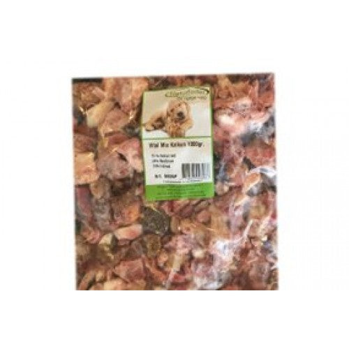 Naturfoder Vital Mix Kalkun 1000 gr. - Hundens Valg