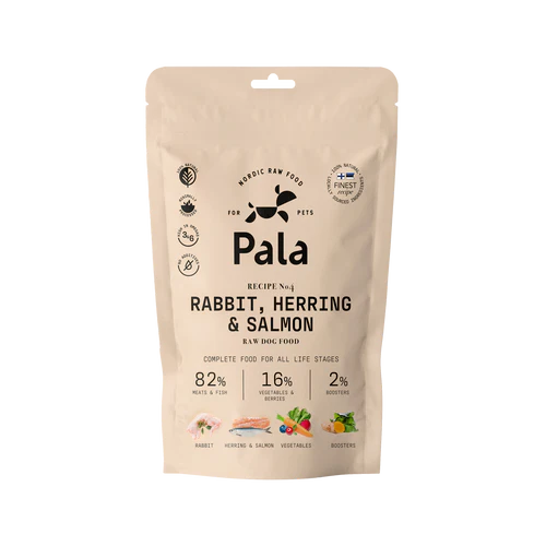 Pala Recipe # 4 - Rabbit, herring & salmon