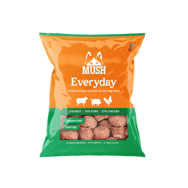 MUSH Everyday grøn (okse-gris-kylling)